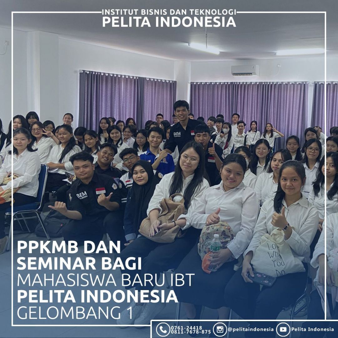 Ratusan Mahasiswa Baru IBT Pelita Indonesia Mengikuti Kegiatan PKKMB