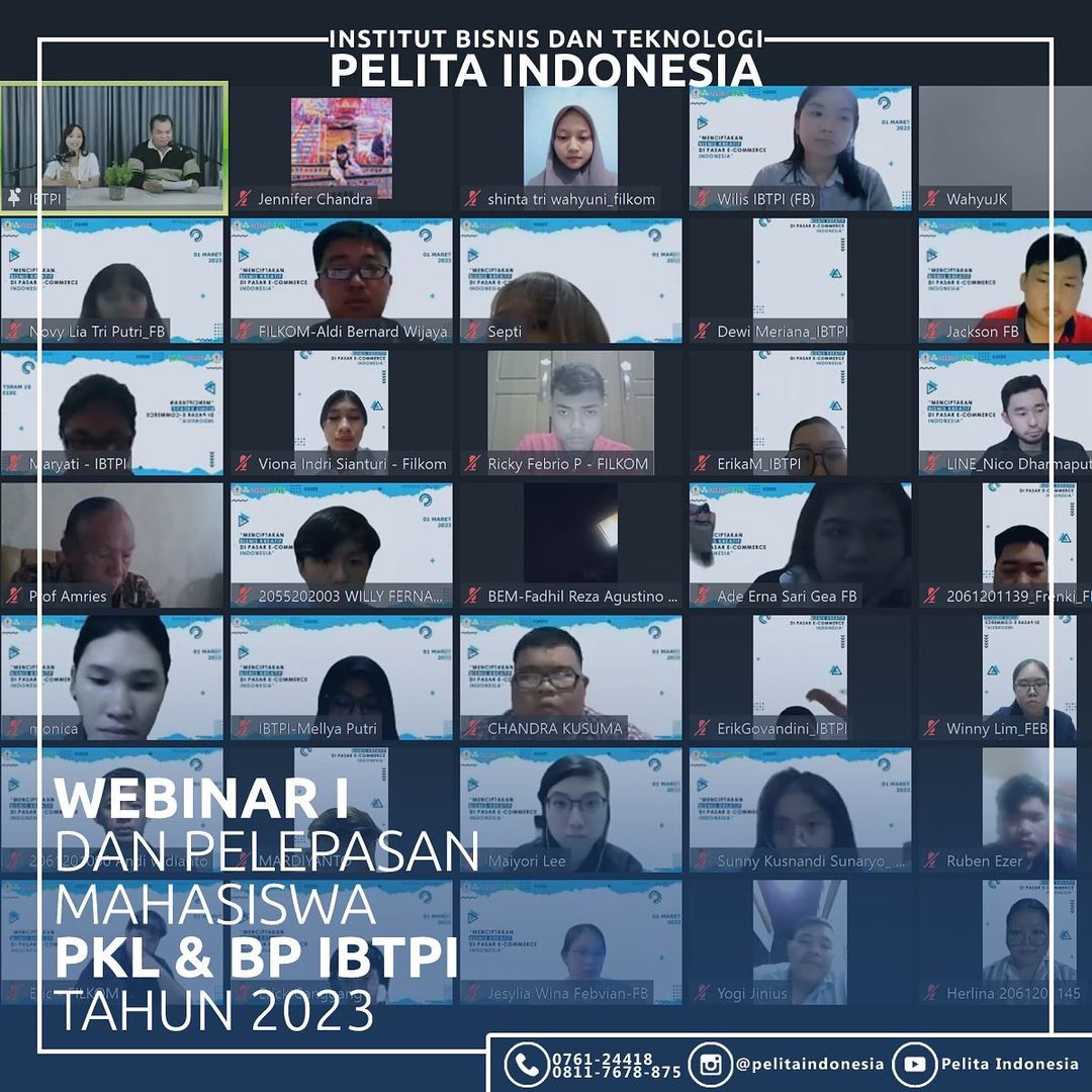 Webinar I Business Project 2023, Menciptakan Bisnis Kreatif di Pasar e-Commerce Indonesia.